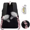 PLECAK SZKOLNY DO SZKOLY BLACKPINK USB K POP Wielkosc duza mieszczaca A4