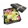 Kwiaty mydlane w pudelku flower box PREZENT