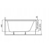 Obdĺžniková vaňa CAPRI 100x70 cm + plášť sifónu_5