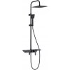 PANEL Sprcha s dažďovou sprchou SLIM BLACK set_2