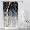 Geometrický mramorový sprchový záves 180x200_5