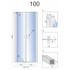 Sprchové dvere Western Space 100 Rea_4