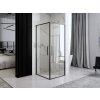 Čierna rohová sprchová kabína Abra 80x80 Rea_5