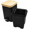 BLACK 3L kovový odpadkový kôš s pedálom_5