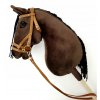 Kôň na paličke Hobby Horse Large A3 tmavo HNEDÝ
