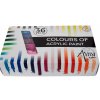 Farby Akrylowe Farba Komplet Zestaw 36 szt 20ml Pojemnosc 720 ml