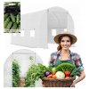 TUNEL FOLIOWY OGRODOWY SZKLARNIA 6m2 FOLIA TF03W 3x2m BIALY