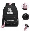 PLECAK SZKOLNY DO SZKOLY BLACKPINK USB K POP Kolor wielokolorowy