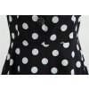 Retro Polka Dot Rockabilly Hustawka Sukienki Wzor dominujacy bez wzoru