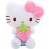 Maskot HELLO KITTY Jahoda 30 cm PLYŠOVÝ