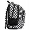 Školská taška - batoh BackUP Derform šachovnica ČIERNO-BIELY