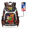 Skolský batoh A4 Brawl Stars z USB VYPR