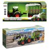 Veľký traktor na diaľkové ovládanie s prívesom