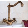 kuchynské Batérie, umývadlo kohútik Retro staré zlato_6