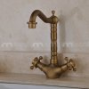 kuchynské Batérie, umývadlo kohútik Retro staré zlato_7