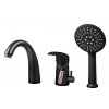 Kúpeľňová trojotvorová vaňová batéria SOL čierna_5