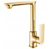 Umývadlová batéria vysoká zlatá