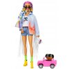 Bábika Barbie Extra Moda Dúhové vrkoče GRN29