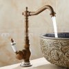 Kuchynský faucet RETRO faucet zo starého zlata + dávkovač_11