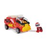 Paw Patrol červené auto s postavou Marshall