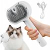 Parná elektrická kefka na srsť pre mačky