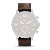 Brazowy pasek Fossil 24 mm Nate JR1487 Marka bez marki