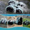 SAMOCHOD ZDALNIE STEROWANY RC GESTAMI AMFIBIA 4x4 360 PLYWAJACY 2 PILOTY EAN GTIN 5903357602062