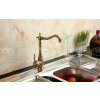 Kuchynská batéria -  Retro starozlatý kuchynský faucet KONTROLA_2