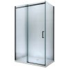 MEXENOVÁ SPRCHOVÁ KABÍNA OMEGA 100 x 90 cm ČIERNA_0
