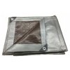 Krycia plachta - Plachta strieborná - hnedá 6x10m 210g hrubá_0