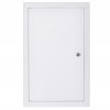 Revízne dvierka - Kovové kontrolné dvere 60x90 biely zámok_0