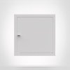 Revízne dvierka - Inspision Kovové dvere biela 70x70 silný_1