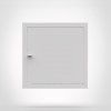 Revízne dvierka - Inspision Kovové dvere biela 70x70 silný_0