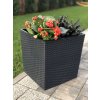 Kvetináč na terasu - Kvetinové pot rato nízke DRTS325L + antracitová kazeta_9