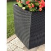 Kvetináč na terasu - Kvetinové pot rato nízke DRTS325L + antracitová kazeta_10