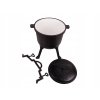 Kotlík na guláš - Kanvica Cast Iron Pot smalt Fighter 11 l_3
