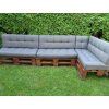 Vankúše  - Vankúše na troch paletách KPL 8 ks 120 x 60 šedá_1