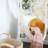 Závesné hojdacie kreslo Boho GL095, krémové