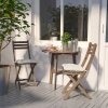 Stôl, stolík - IKEA ASKHOLMEN GARDEN TABLE BALCONY ACACIA_4