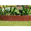 Obrubník palisáda -  TVRDÝ ZÁKON HRAŤ PALISÁDA hnedá 30m ZÁHRADA_8