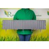 Obrubník palisáda -  Plastový plot ECO PALISADE GRAPHITE, hrana 15m_7