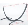 Hojdacia sieť hamak -  Zips Galvanizovaný rám pre Hammock XXXL - 300KG_5