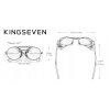 KINGSEVEN okuliare retro polarizované UV400 + prípade_6
