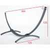 Hojdacia sieť hamak -  Zipser Galvanizovaný rám 300kg + Hammock 220x160 Polish_8