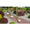 Garden Decoration Ball Ø 60 cm Strieborné Pearl_2