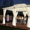 Predajný stan, altánok - Pavilónový altánok 3x4m LED moskytiéra_5