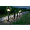 Solárne lampy starožitné plot - 4 príspevky, reťazec._3
