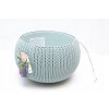 Kvetináč na terasu - Keter Pot Zavesenie Cozy M 36cm Misty Blue_9