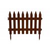 Obrubník palisáda -  HNEDÝ PLASTOVÝ ZÁHRADNÝ PLOT 3,5 m veľký plot_0