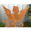 Angel OpenWork Garden Ornament Priemyselná hrdza_3